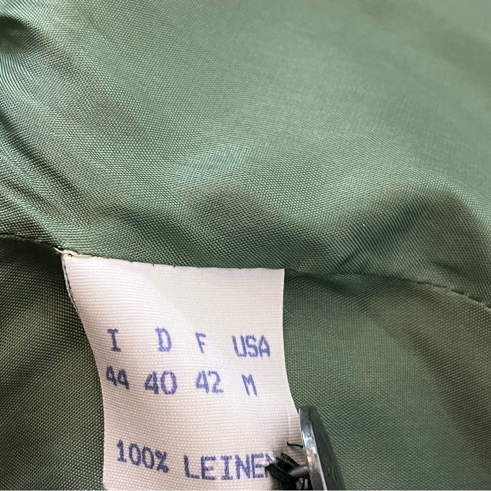 Vintage Portobello’s 2 Piece Linen Culotte Short Set Made in Italy - Picture 13 of 14